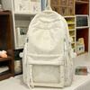 School Bag for Girls, High Aesthetic Value Transparent Pain Bag for Middle School Students, Cute Elementary School Backpack, Large Capacity