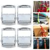 4Pcs Zinc Alloy Buckle for Heavy Duty Tiedown Cargoes Strap Fixed Tensioner Ratchet Buckle(25mm )