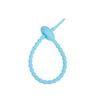 Colorful Silicone Tadpole Cable Tie: DIY Keychain, Trendy Toy, Bag Strap & Lanyard Winder
