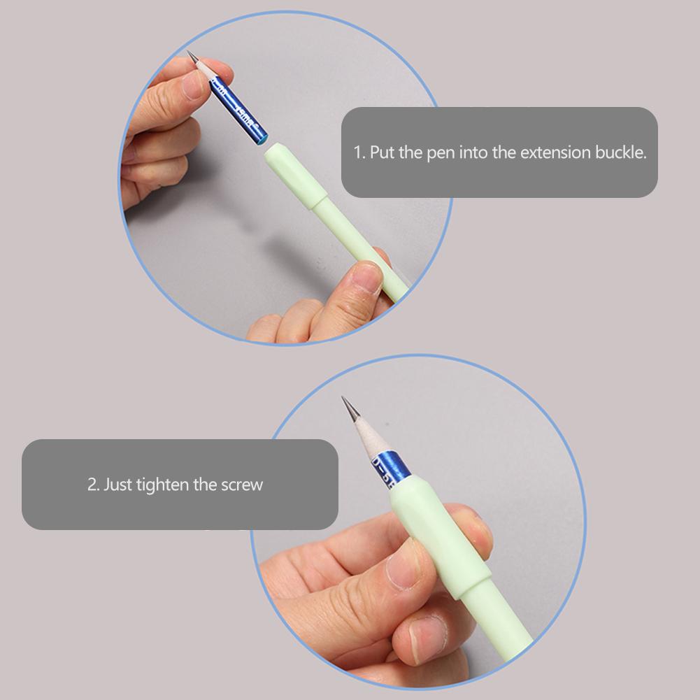 Prodloužení tužky Držák tužky pro umělecké pero Grip na tužku Prodloužení pouzdra na barevné tužky Umělecké potřeby Školní kancelářské potřeby