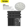 TESIN Car Roof Top Sun Visor Sunshade Storage Bag Organizer for Jeep Wrangler TJ JK JL 1997- Interior Parts Car