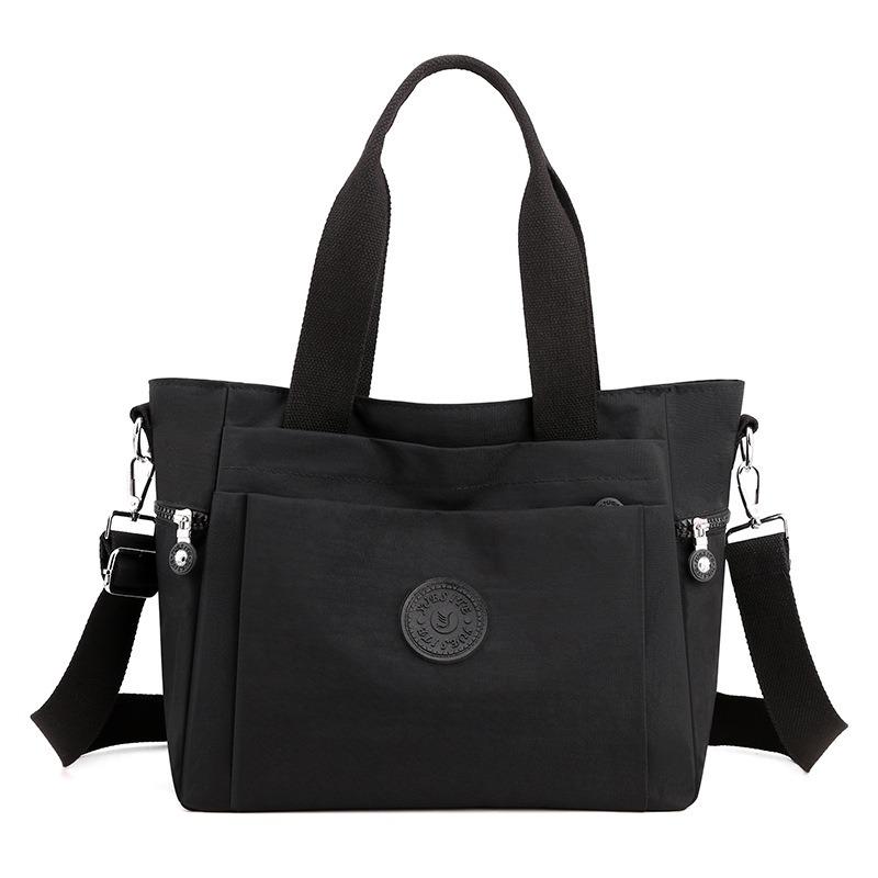 Autumn Nylon Women's Double Shoulder Shoulder Messenger Bag Medium Old Portable Mother Large Capacity Tote Tote Bag
