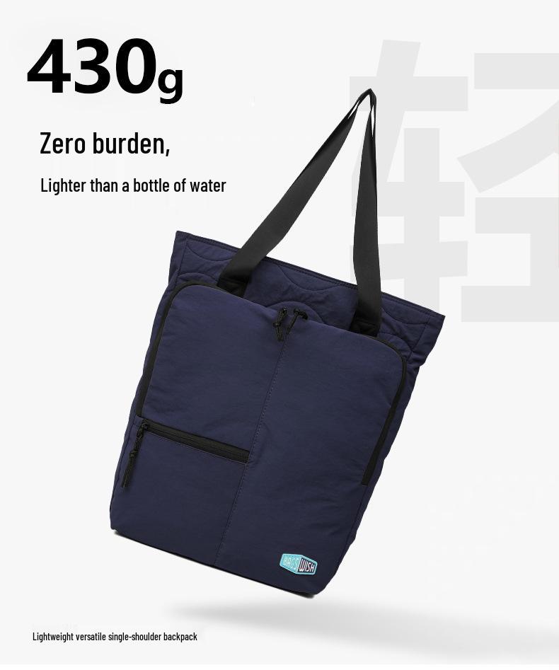 Versatile Multifunctional Nylon Backpack & Stylish Shoulder Bag
