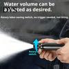 Easy Operation Water Nozzle High Pressure Hose Car Wash Booster with Adjustable Spray Modes Outdoor Cleaning Garden for Home Washing Watering Patio