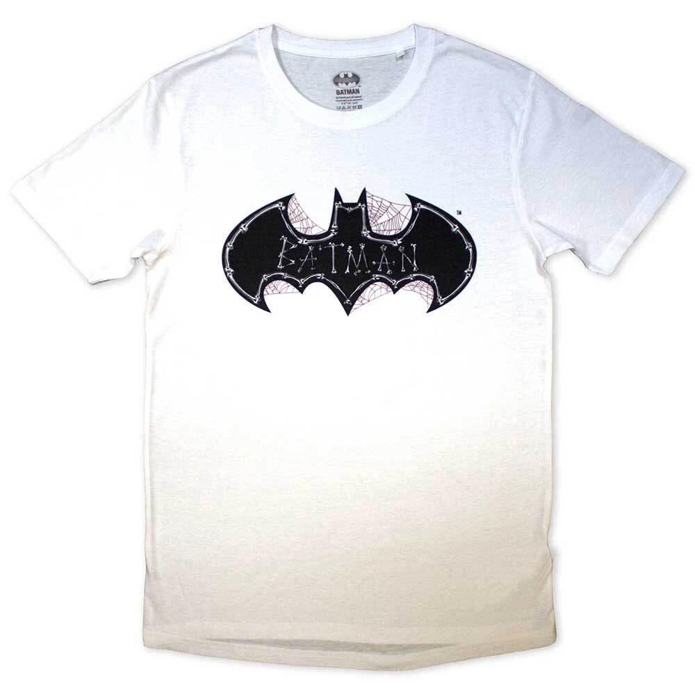 DC Comics Unisex T-Shirt: Batman - Bat Skull & Cobwebs (Small) S