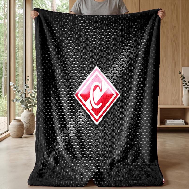 Spartak Moscow Theme blanket Soft Flannel Fleece Blanket Warm Lightweight Throw Blanket for Home Sofa Bed