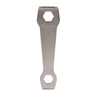 Silver Bike Chain Bolt Fixed Wrench Bicycle Repair Tool Crank Spanner For Mountain Bike