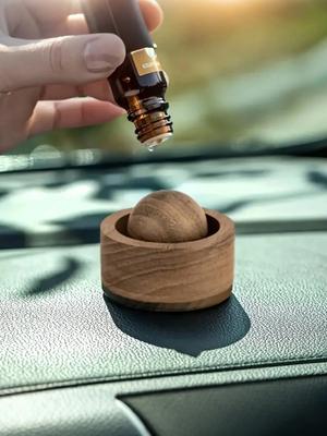 Wooden Scent Diffuser Ball – Natural Wood Aroma Diffuser, Suitable for Home, Car, Bathroom & Office Use