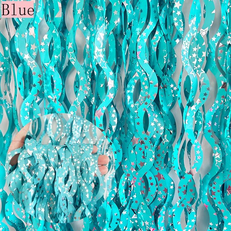 New 4/2/1Pack Birthday Party Decorations Kids Bachelorette Party Backdrop Curtains Tinsel Foil Curtains Wedding Decor Photozone