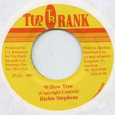 7inch Record RICHIE STEPHENS - Willow Tree None Top Rank 1991 Jamaica Reggae, Ska & Dub Used
