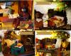 (Golondrina pequeña) LtSw Casa de Muñecas Miniatura Hecha a Mano Estuche de Conejitos Lindos Lata (Recuerdos de Invierno)
