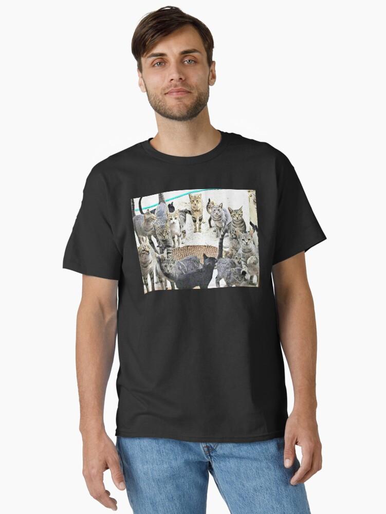 A Gathering of Cats Cats Galore Classic Unisex T-Shirt