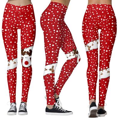 christmas athletic leggings