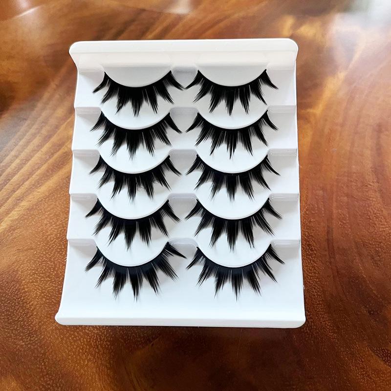 Ten Pairs of Dense Barbie Comic Style Fake Eyelashes - Reusable, Durable, and Defined.
