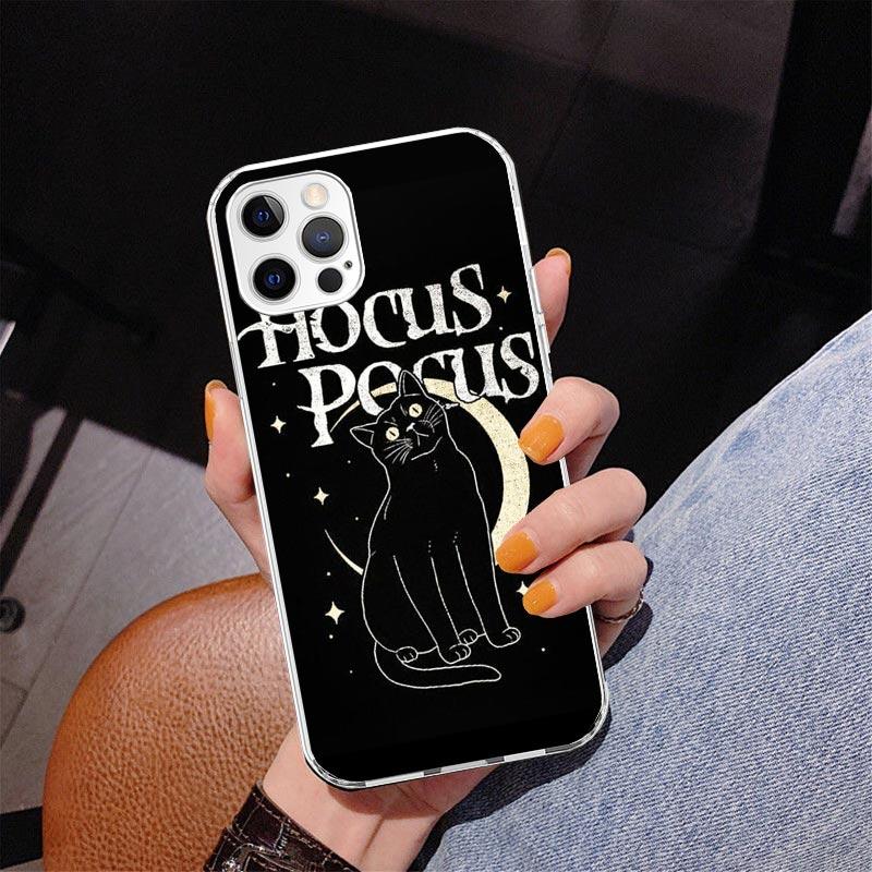 Witch And Cat Colorful Cute Phnoe Case for Iphone 17 Air 16 11 12 13 Mini 14 Plus 15 Pro Max 7 8E SE 2020 16ProMax Phone Cover C
