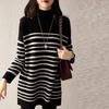 Women's Sweaters 2023 Autumn Winter Fashion New LOOSE Mock Neck Pullovers Korean Long Sleeve Top Warm Knitwear Oversized Jumpers
