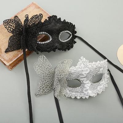 New Butterfly Lace Mask - Tie-up Head Mask - Party Half-face Mask