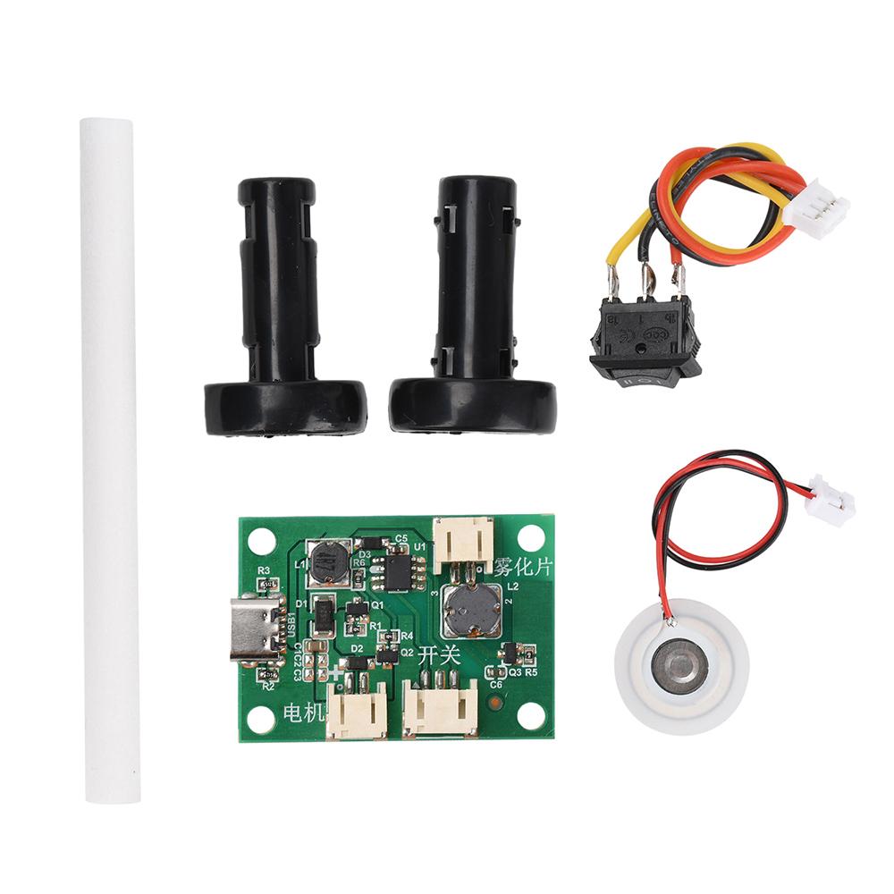 Electronic DIY Ultrasonic Humidifier DC5V Type C Ultrasonic Mist Humidifier Nebuliser Driver Module Electronic DIY Kit