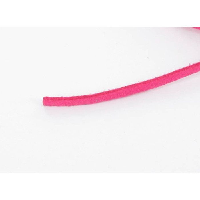 Fuchsia Suede Cord 1m