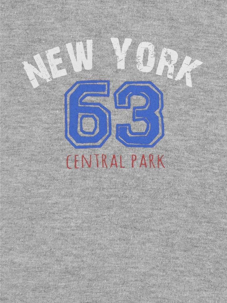T-shirt da ragazzo New York Grigio Lief