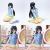 Rascal Does Not Dream Of A Dear Friend Pvc Anime Girl Sleepwear Figurine With Pillow Collectible Gift For Fans