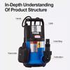 220V Compact Submersible Pump Q-Type Clean Water Pump Sewage Pump for Planting Forests Fisheries Ornamental Fish