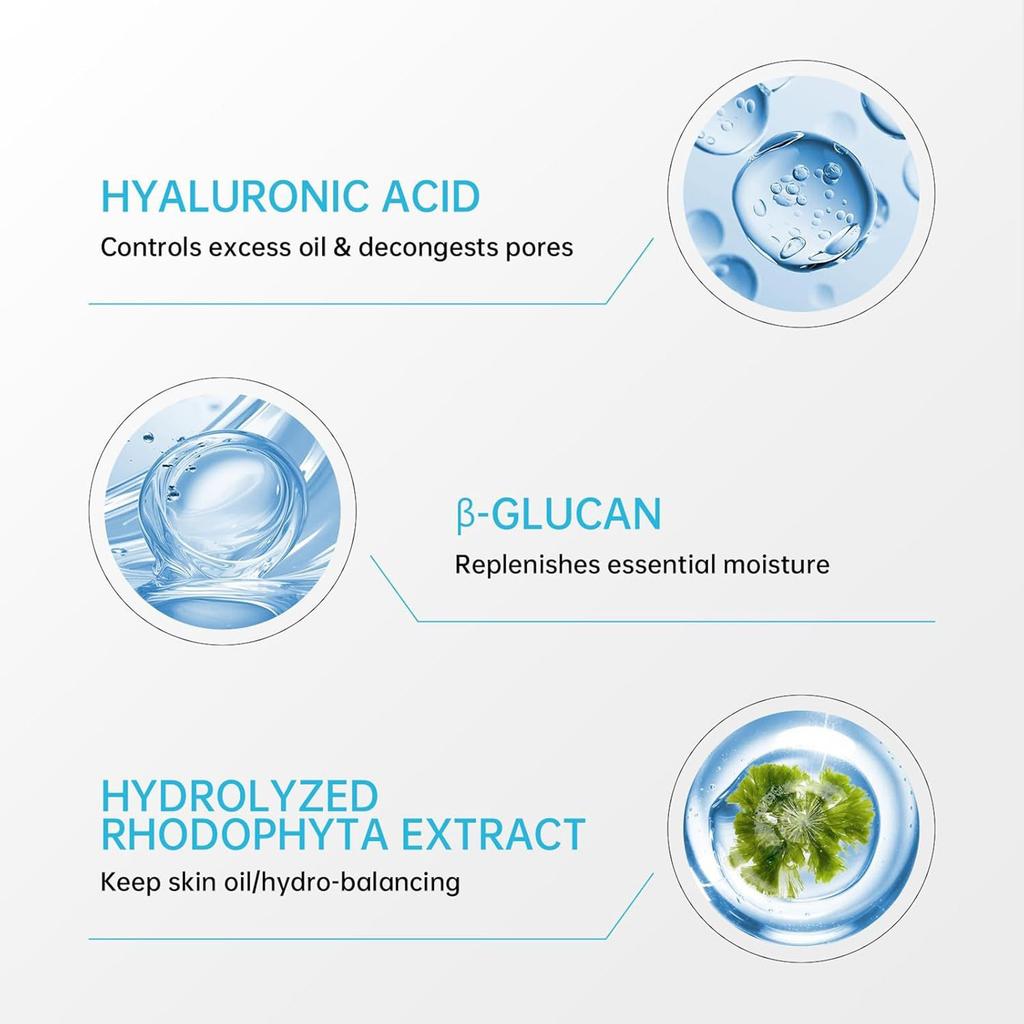 Facial Cleansers, Exfoliating Cleansers, Foaming Cleansers Exfoliate Dead Skin Cells For Soft, Smooth, Hydrated Skin,110ML