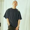 BLEDITION Oversized Back Point Sleeve T-Shirt Navy