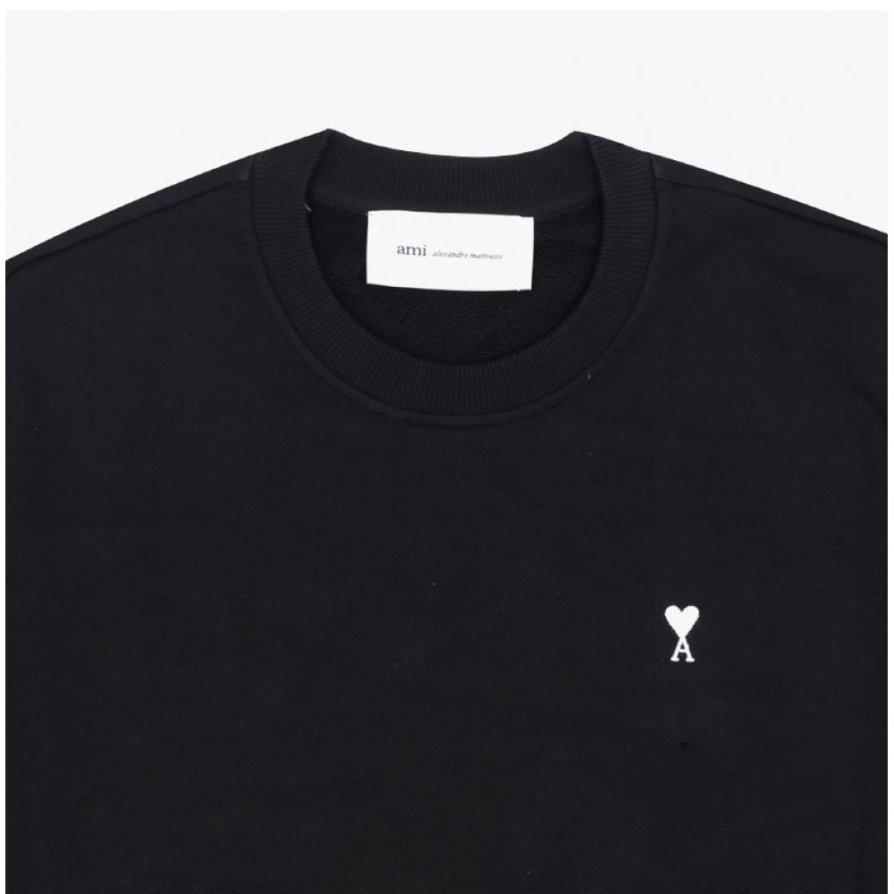 Ami Men S D Ecueil Small Heart Logo SweatShirt hSw763 730 045