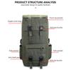 110L 130L Men Hiking Bag Camping Backpack Large Army Outdoor Climbing Trekking Travel Rucksack Tactical Bags Luggage Bag XA860WA