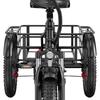 ONESPORT OT30 Pro Adult Electric Tricycle 500W 48V18AH Electric Cargo Tricycle 20 Inch All-Terrain Tires E-Tricycle City E-Cargo Tricycle