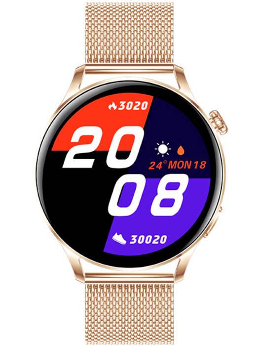 Smartwatch Damski Rubicon Rnce81 - Wykonywanie Połączeń, Pulsoksymetr (Sr045B)