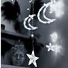 Christmas Lights Curtain Lights Moons Cold White Christmas Cold White