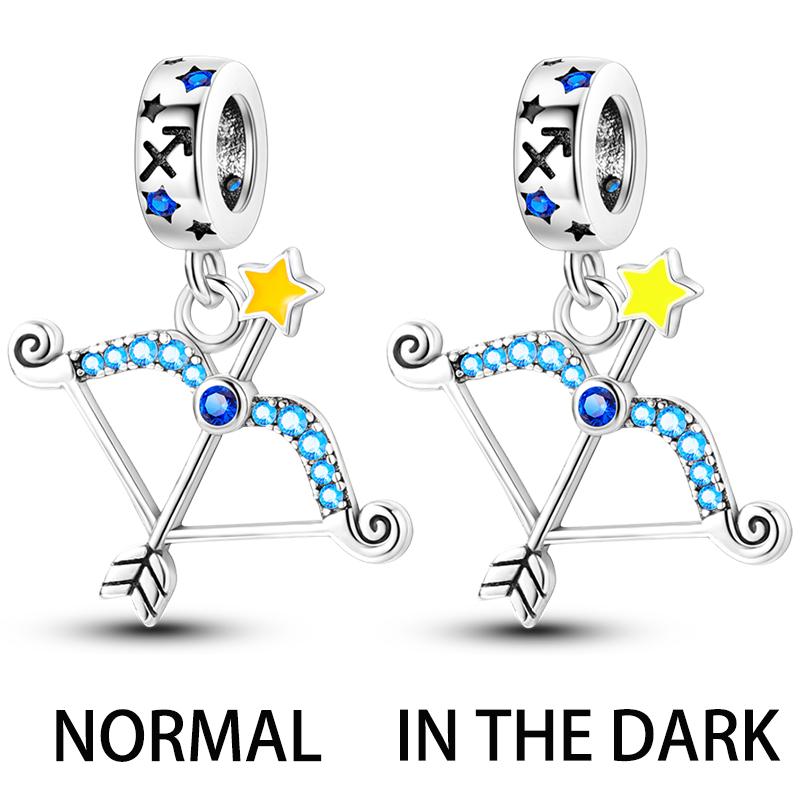 Blue Series Charms Copper Beads Butterfly Lovely Cat Heart Charms Fit Diy Original Bracelet Pendant For Women Jewelry Making