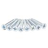 50PCS Cross Head Drill Screws Galvanized Carbon Steel Self Drilling Screws 4.2x32mm Flat Head