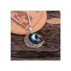 Interstellar Starry Sky Moon Gemstone Necklace