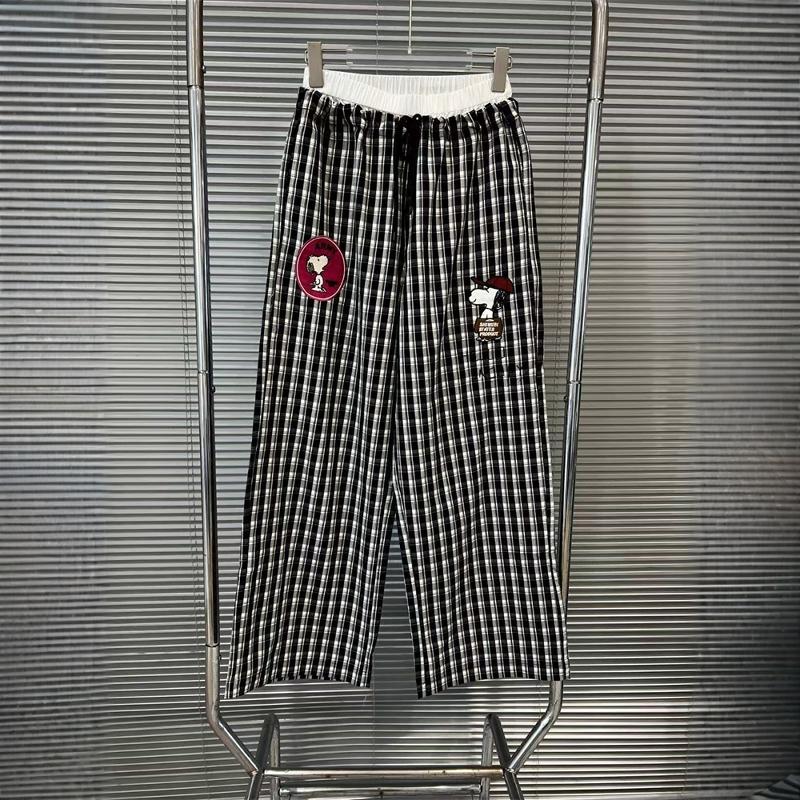 European Station Spring and Summer New American Spice Girls Style Loose and Skinny Versatile Plaid Casual Pants Women s Pants Trendy Brand S