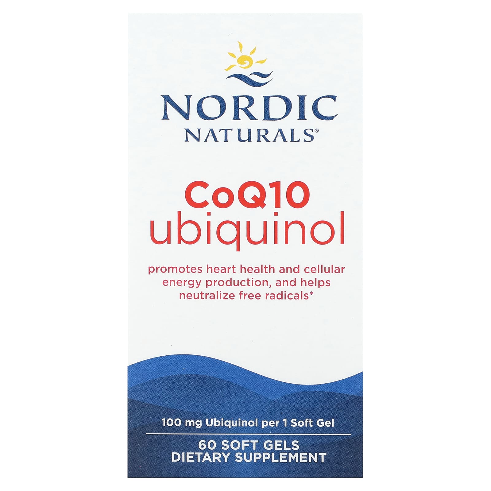 

Coq10 Ubiquinol, 100Mg, 60 Softgels