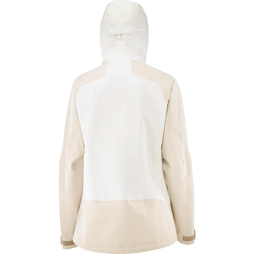 SALOMON Outline 3L Gore-Tex Waterproof Breathable Fitted Color-Block Hooded Jacket Women Jackets C28473