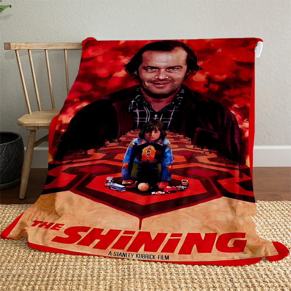 1pc The Shining Stanley KubrickOutdoor Flannel Blanket Soft Plush Decor for Picnics, camping,Bedroom, Playroom, or Lunch Breakn1232A