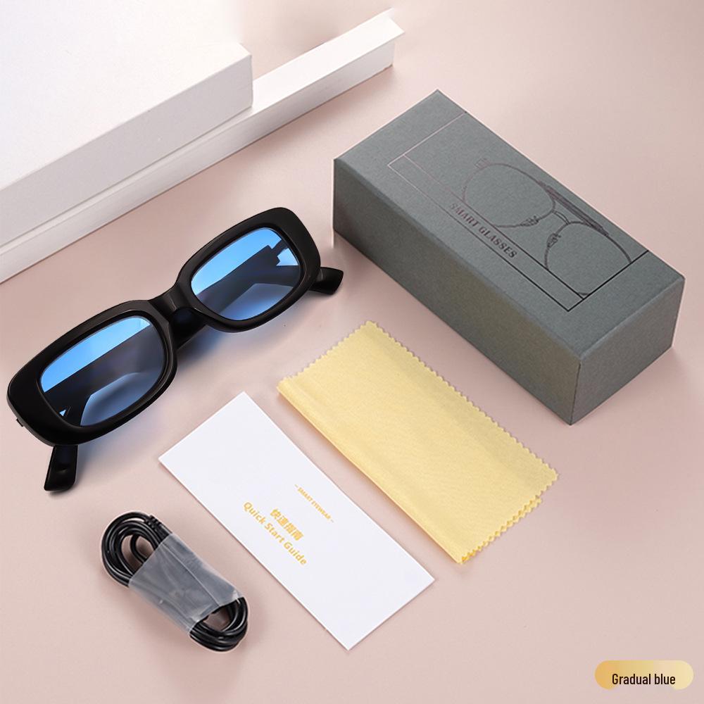 Cat Eye AI Bluetooth Sunglasses: Multifunctional Music, Calls, Navigation, UV Protection.