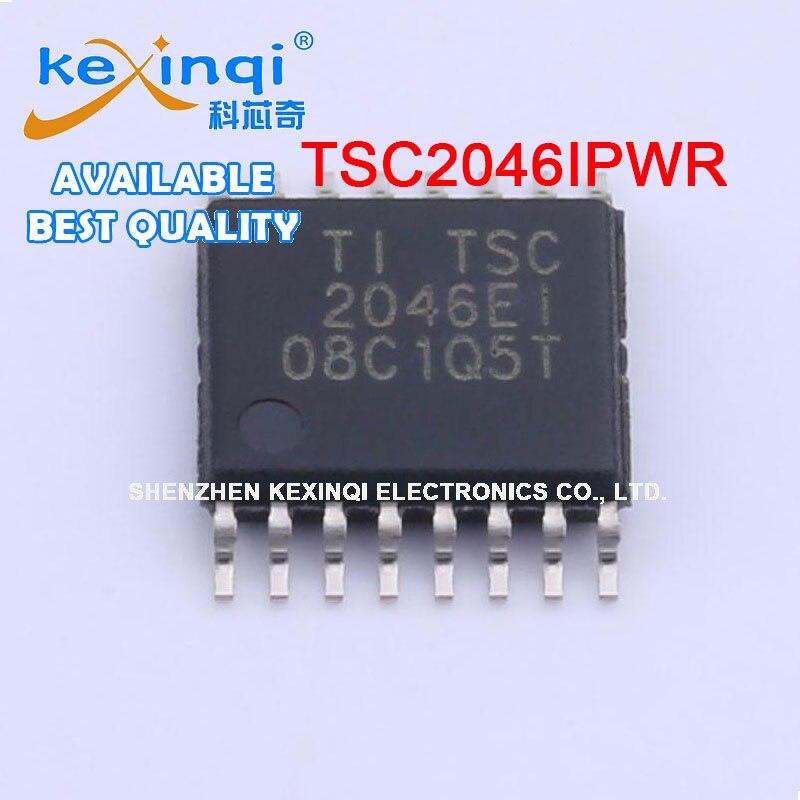 

5 шт. подлинный SMD TSC2046IPWR TSSOP-16 4-проводной микроконтроллер сенсорного экрана IC электронный компонент лучшее высокое качество