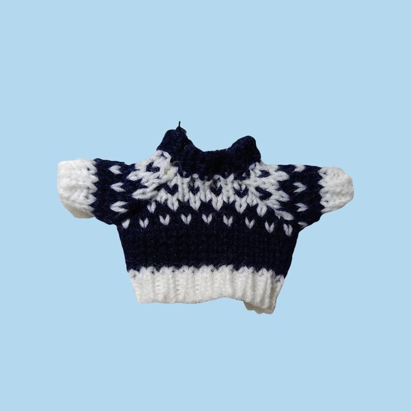 10cm Starfish Doll Clothes: Wool-Knit Terrier Outfit & Accessories