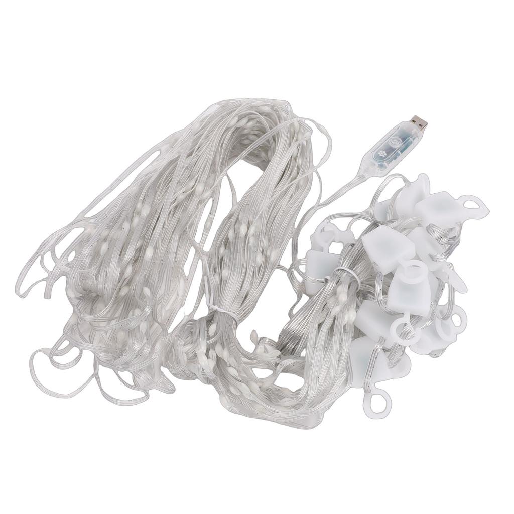 400 LED Smart Curtain Lights Color Changing RGB Fairy Lights DIY Hanging String Lights IP42 Water Proof with App Remote