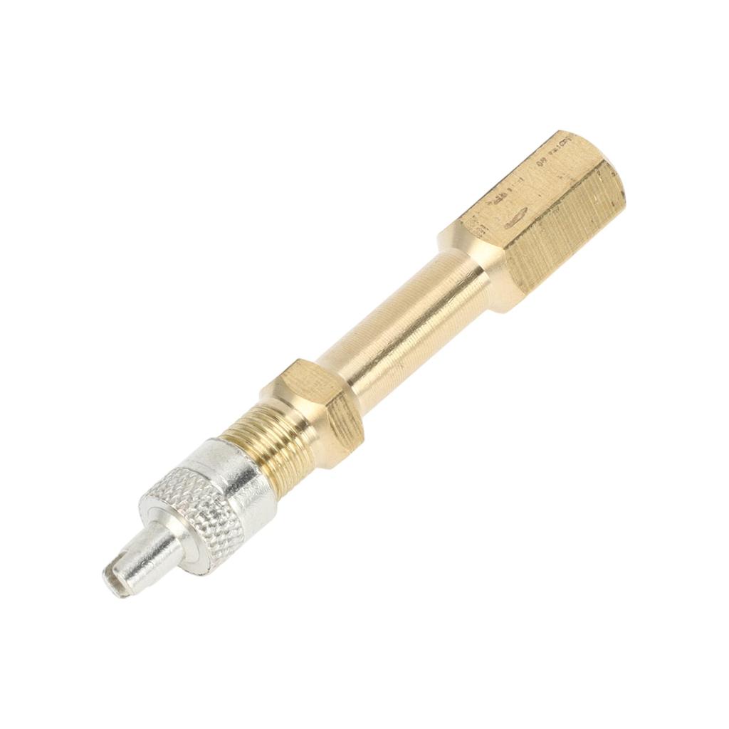 Adattatore gonfiaggio aria per valvola pneumatico ABSOPRO, Lunghezza 50mm, Durevole, Tono Rame Argento