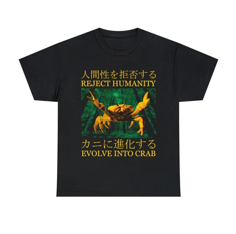 Evolve into Crab Japanese Vintage T-Shirt
