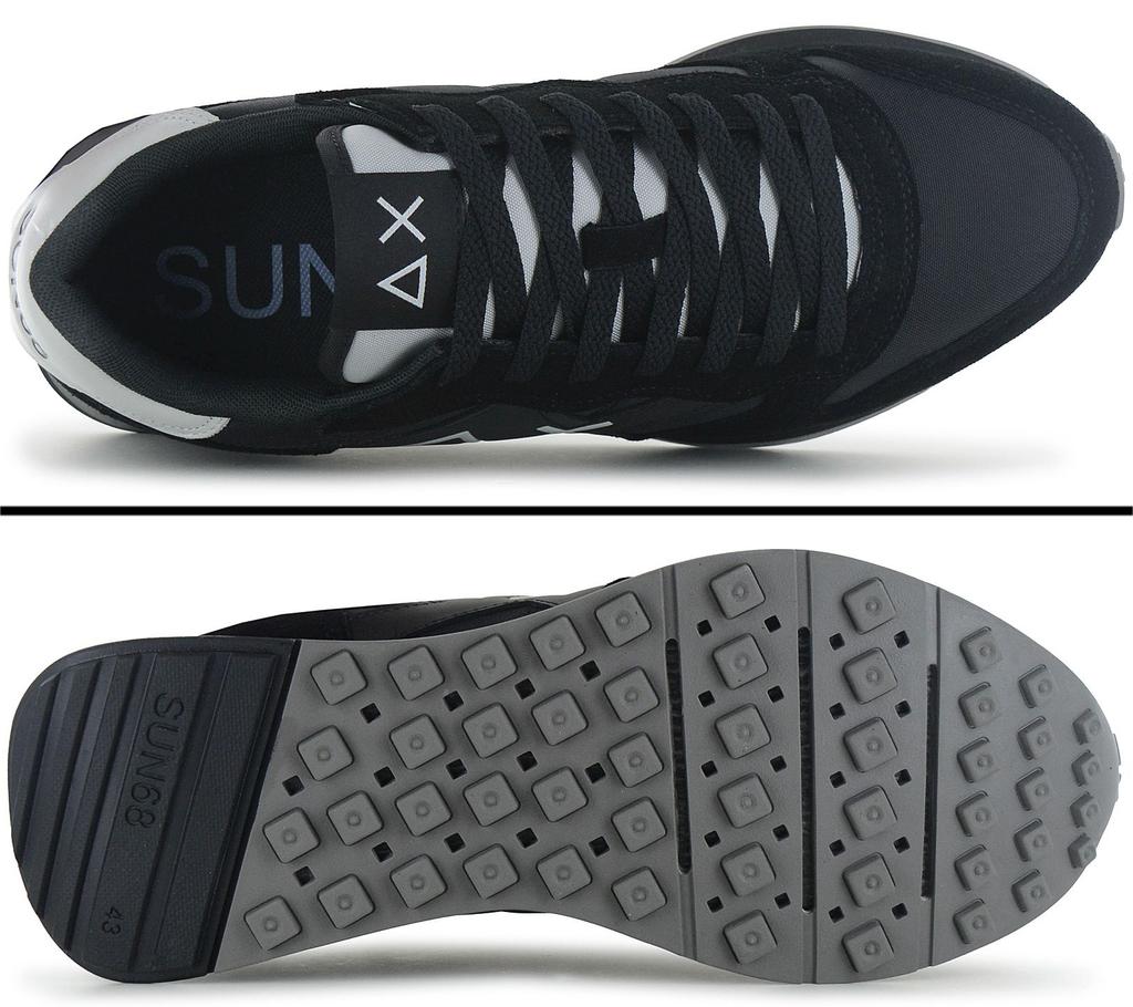 Sun68 Jaki 2.0 Solid - Erkek Spor Ayakkabıları Ayakkabı Siyah Z36115-11 ORİJİNAL