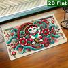 Rectangular Doormat 1pc, Lucky Cat Decorative Design, Welcome Doormat, Non Slip Easy To Clean Entrance Rug, Perfect for Kitchen/ Bathroom/ Porch/ Livi