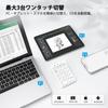 iClever KP08Pro Numeric Keypad, Bluetooth Wireless Number Keyboard, Pairs with up to 3 Devices, Ultra-Thin, with Tab Key, Bluetooth Wireless Number Pa