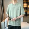 Short-sleeved T-shirt, Round Neck, Half-sleeved Bottoming Shirt, Plus Size Men's Top